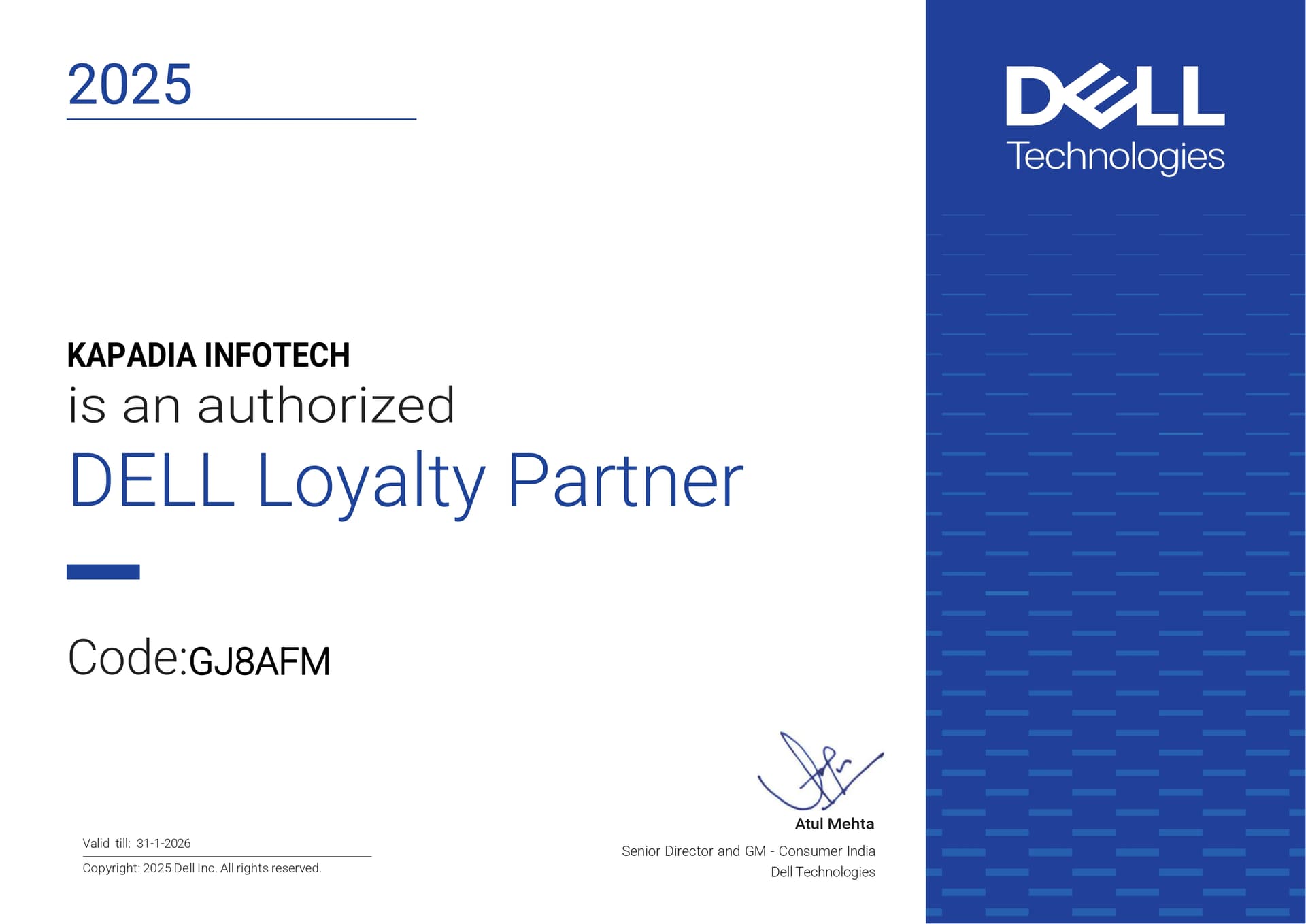 Dell Loyalty Partner